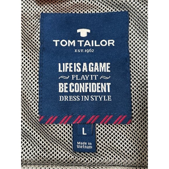 Tom Tailor Men's Size L Performance Jacket Soft Shell Black - Picture 6 of 9